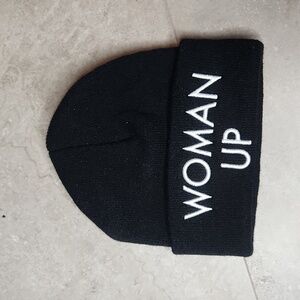 "WOMAN UP" Winter Beanie